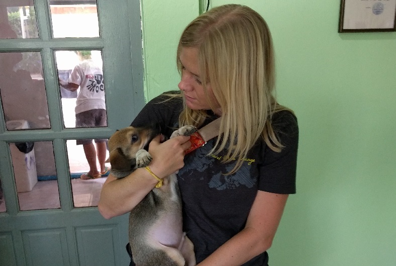 lauren holding puppy resized