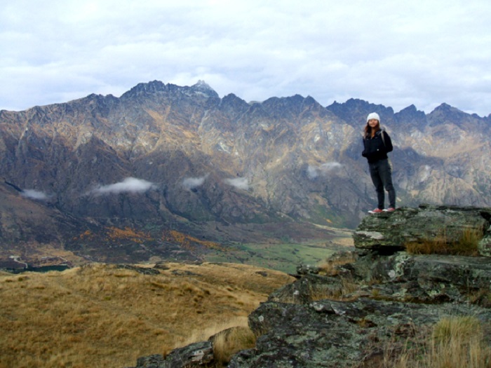 Greenheart Travel Alumni enjoying the view in New Zealand