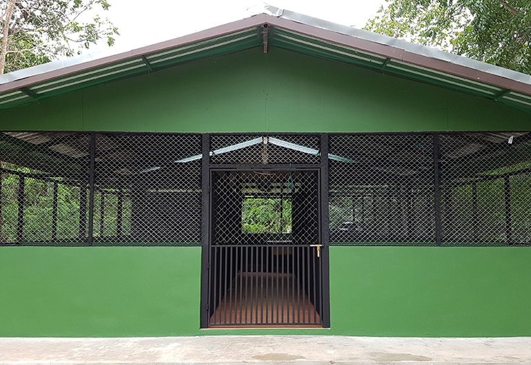A new dog kennel in Thailand.