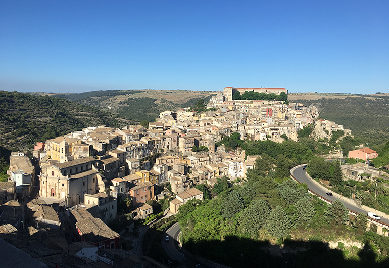 A picture of Ragusa Ibla, Sicily. 