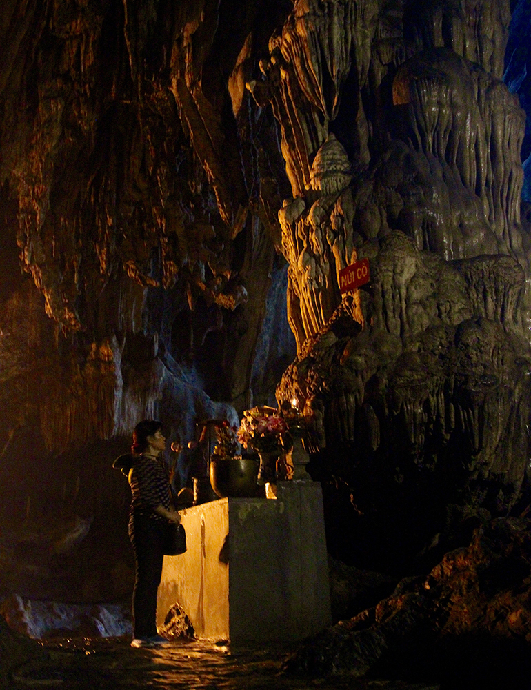 A cave near Perfume Pagoda in Vietnam.