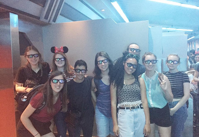 Noam and her friends on new adventures in Disneyland Paris.