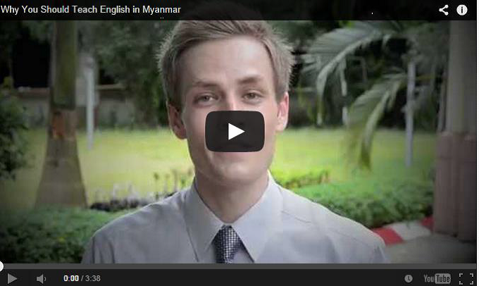 Video: Why You Should Teach English in Myanmar