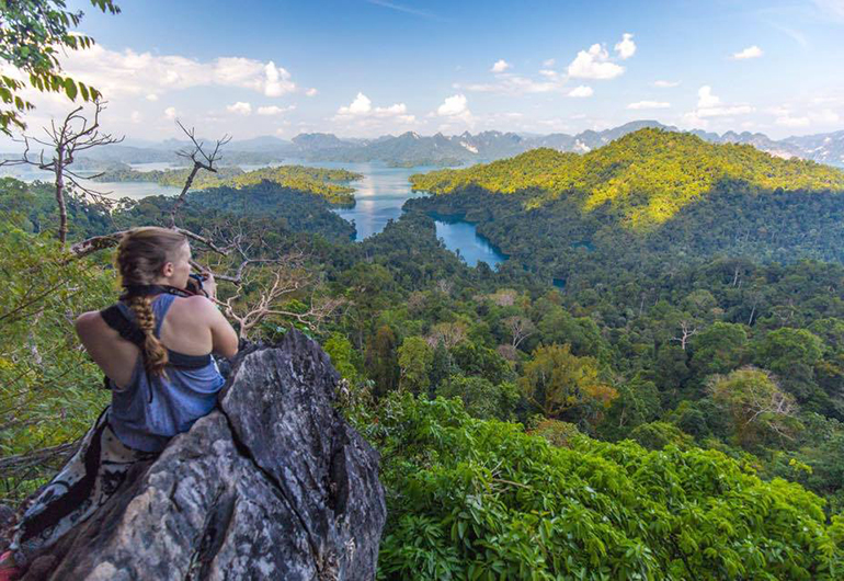 Greenheart Traveler, Chiara Burns, in Thailand.