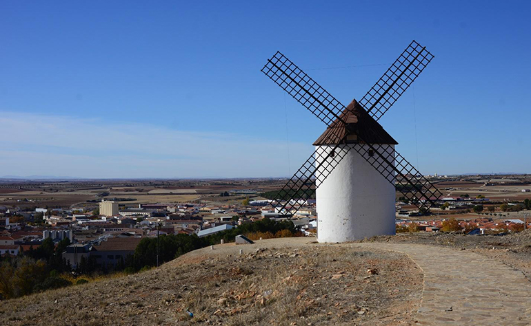 A windmill in Spain