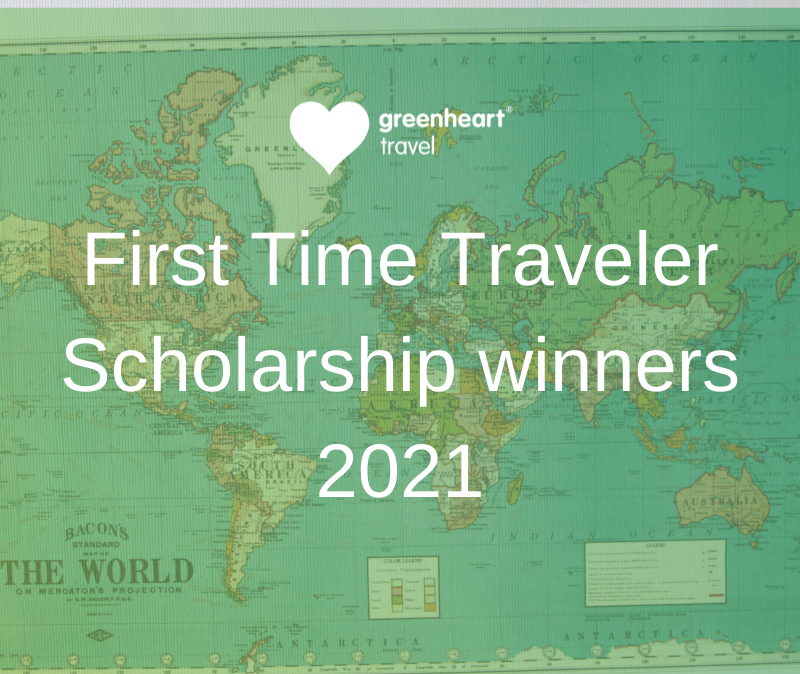 Congratulations to our 2021 First Time Travel Scholarship winners