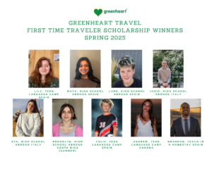 Meet Greenheart’s First Time Traveler Winners for Spring 2025!
