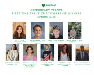 Meet Greenheart’s First Time Traveler Winners for Spring 2025!